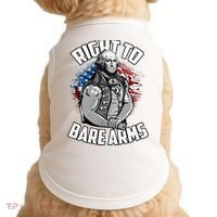 Right To Bare Arms 4th Of July Doggie Tank thumb 0