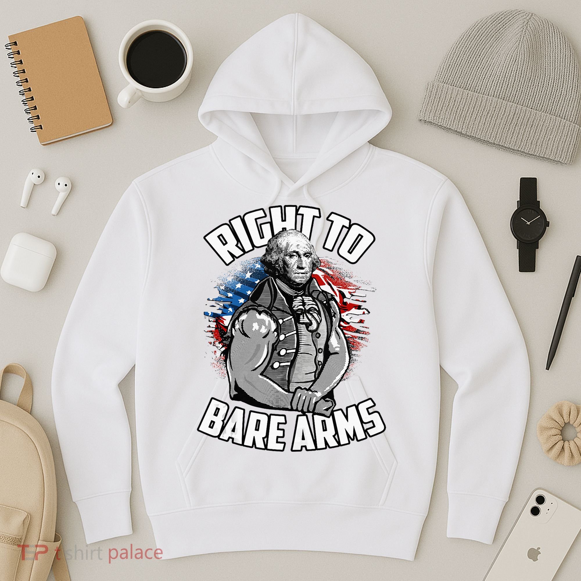 Right To Bare Arms 4th Of July Hoodie