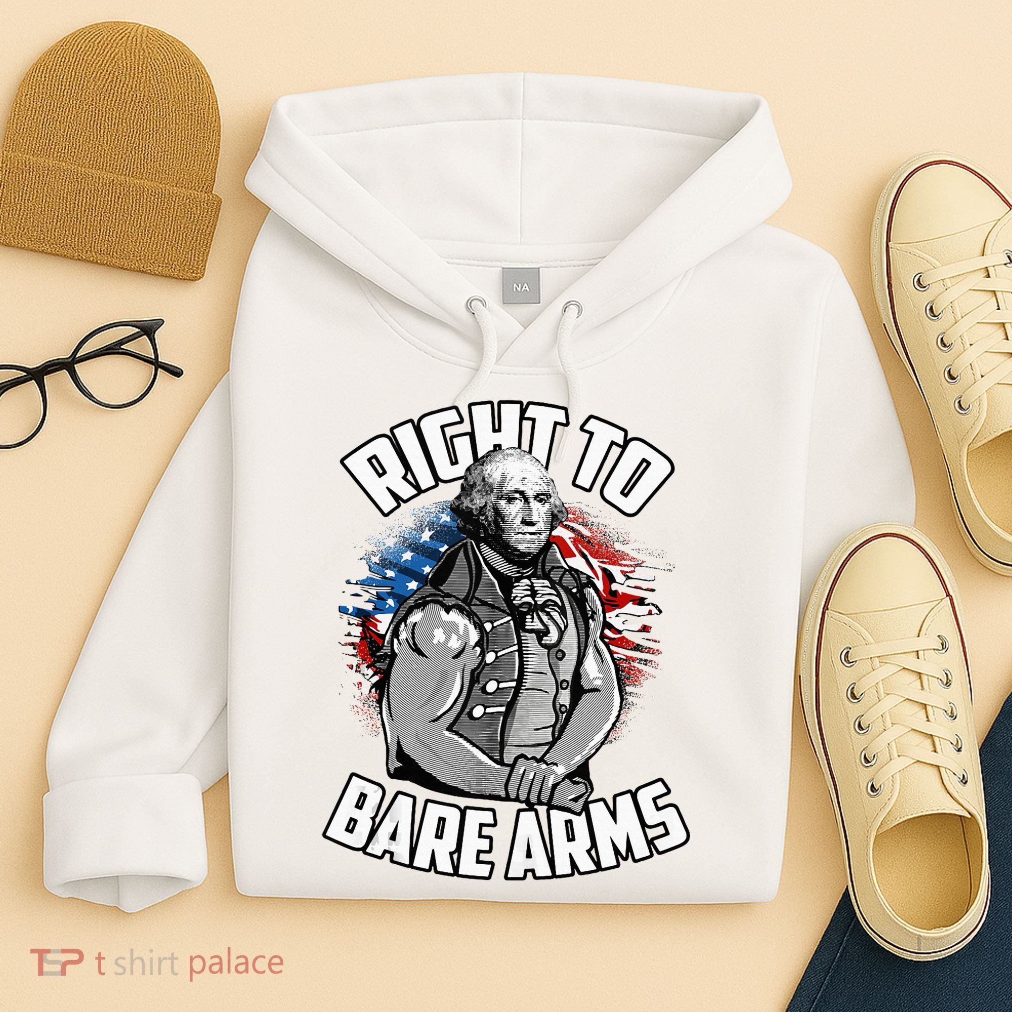 Right To Bare Arms 4th Of July Hoodie