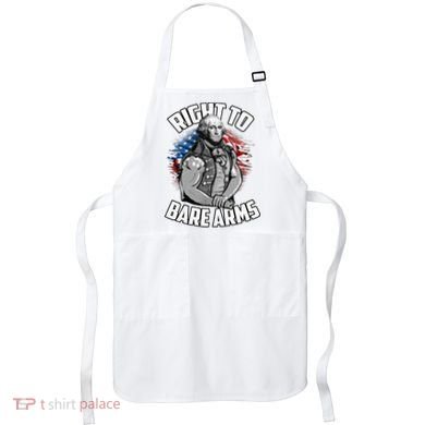 Right To Bare Arms 4th Of July Apron