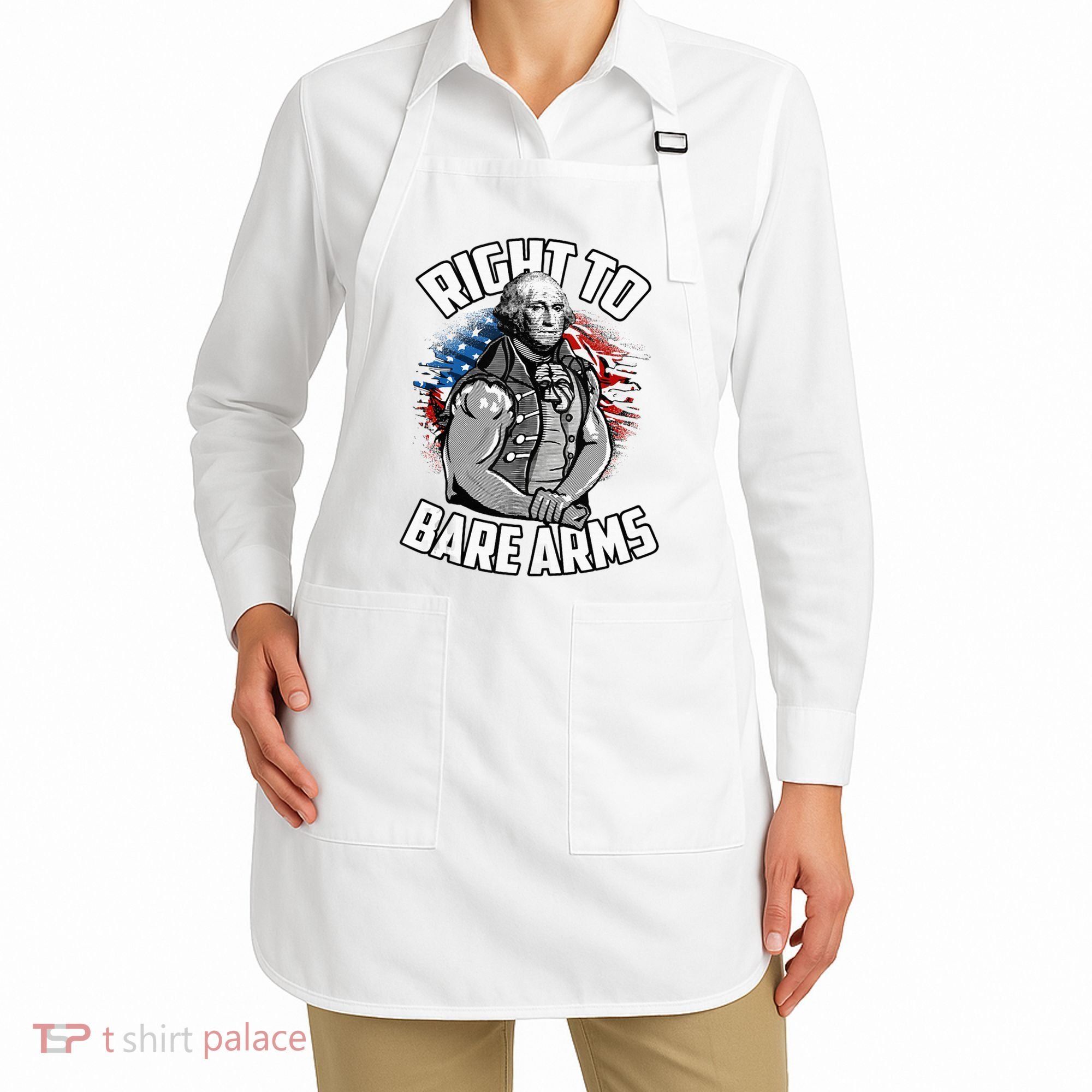 Right To Bare Arms 4th Of July Apron