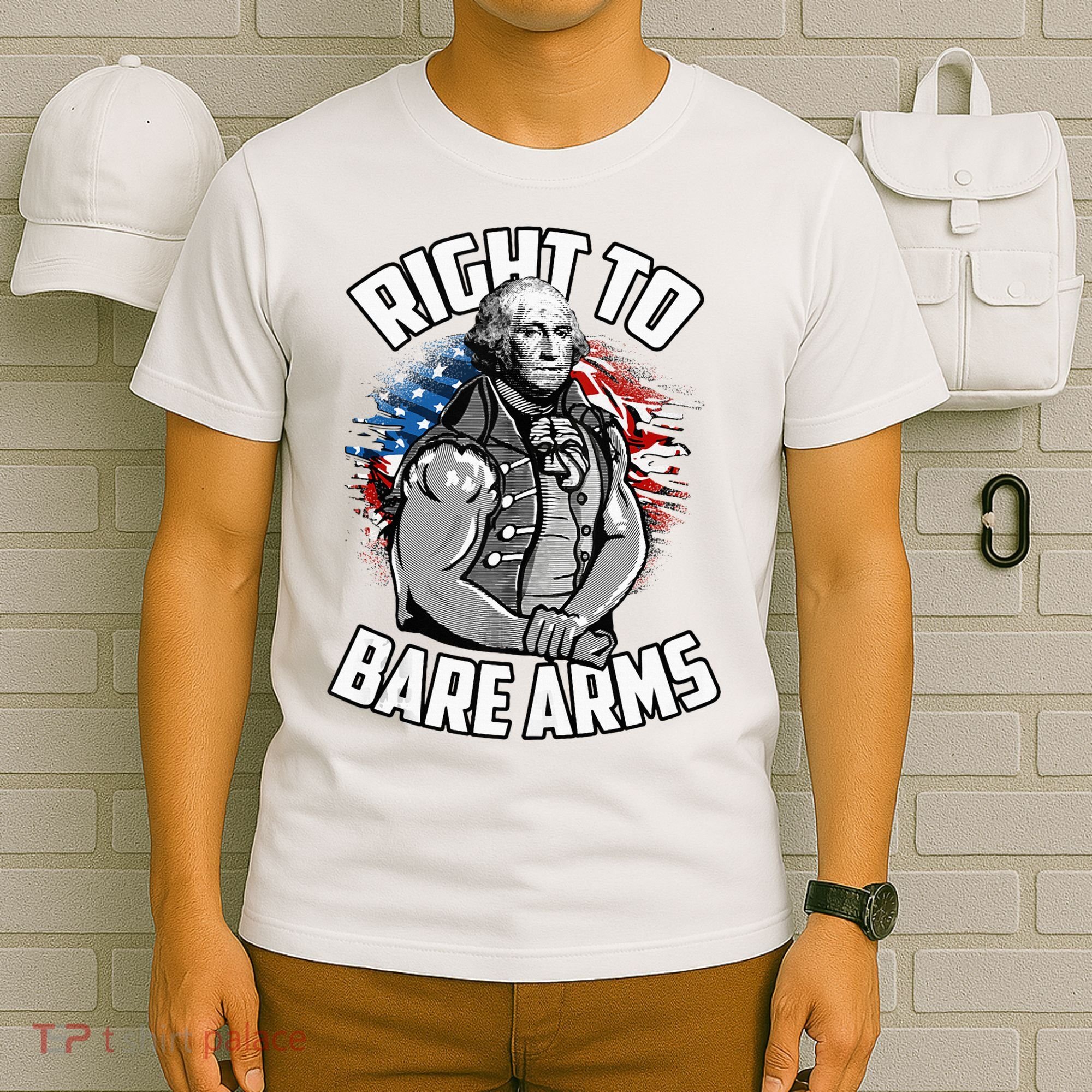 Right To Bare Arms 4th Of July T-Shirt