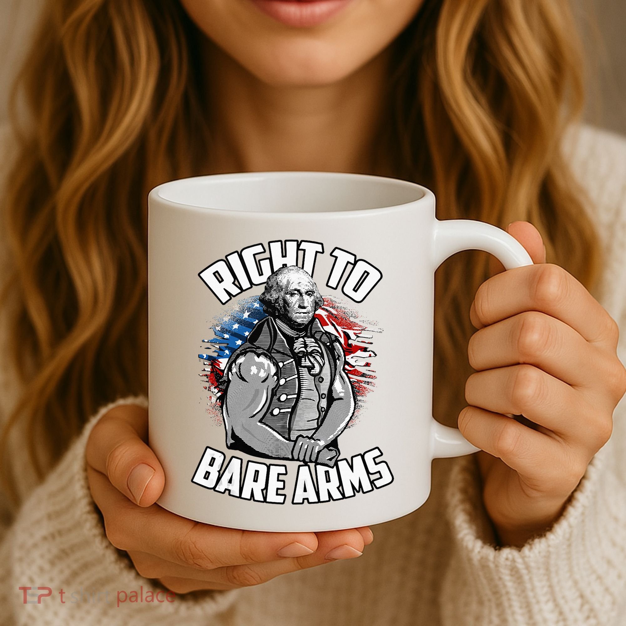 Right To Bare Arms 4th Of July Coffee Mug