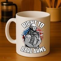 Right To Bare Arms 4th Of July Coffee Mug thumb 4