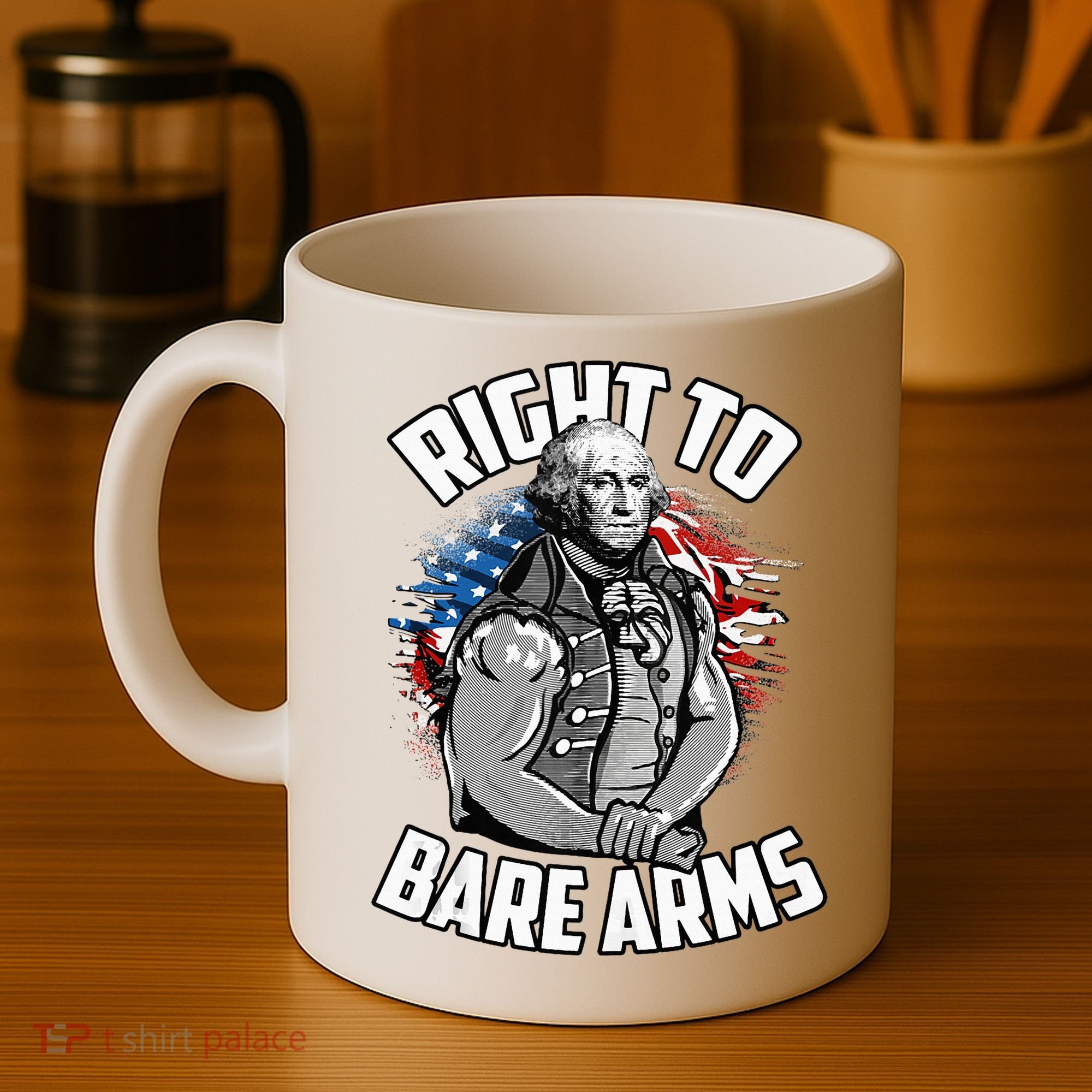 Right To Bare Arms 4th Of July Coffee Mug
