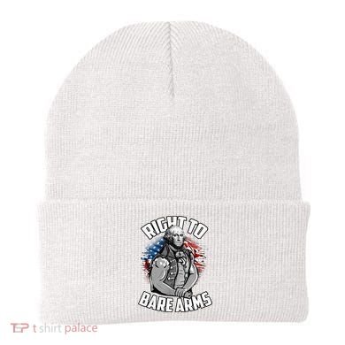 Right To Bare Arms 4th Of July Beanie