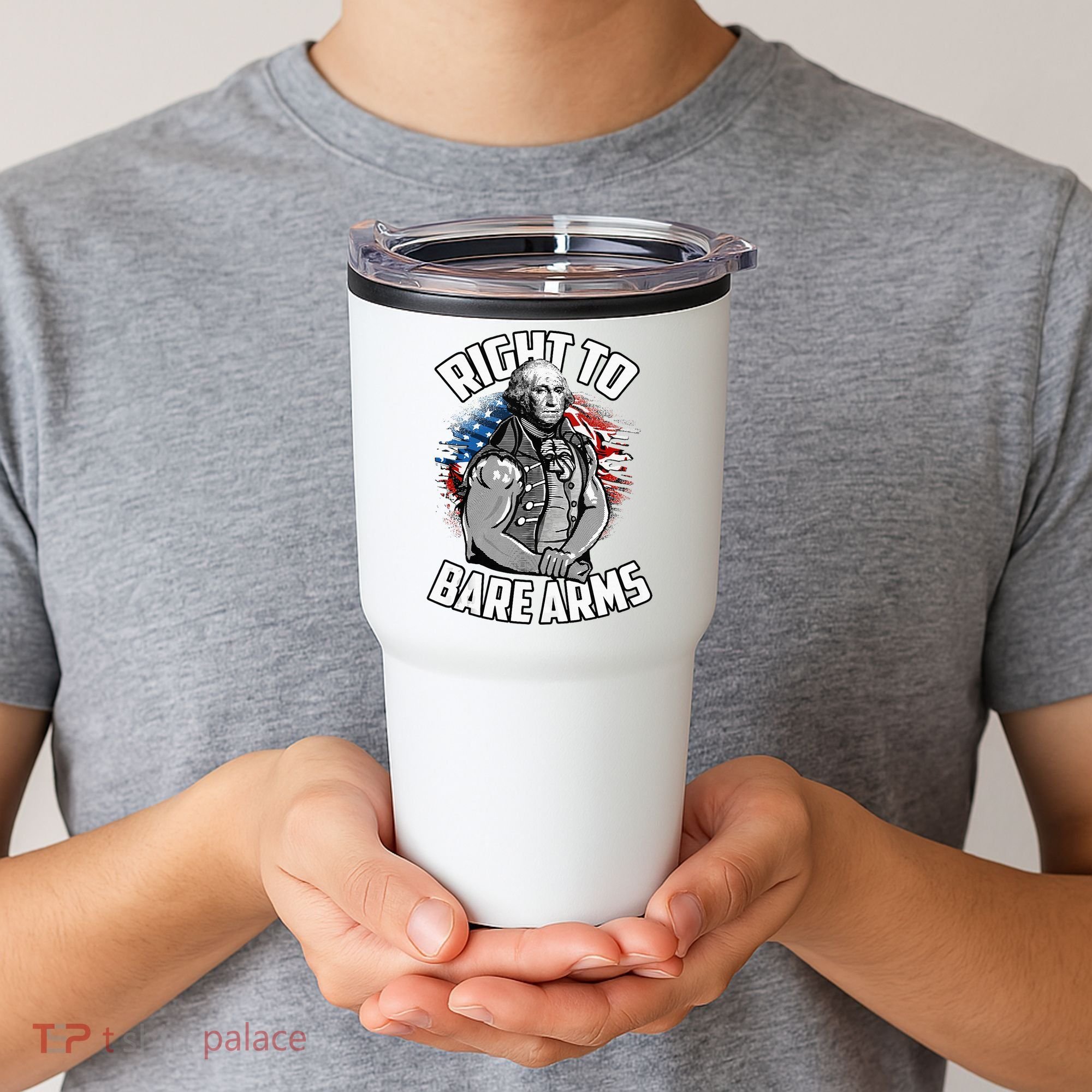 Right To Bare Arms 4th Of July Tumbler