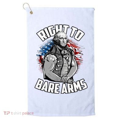 Right To Bare Arms 4th Of July Golf Towel