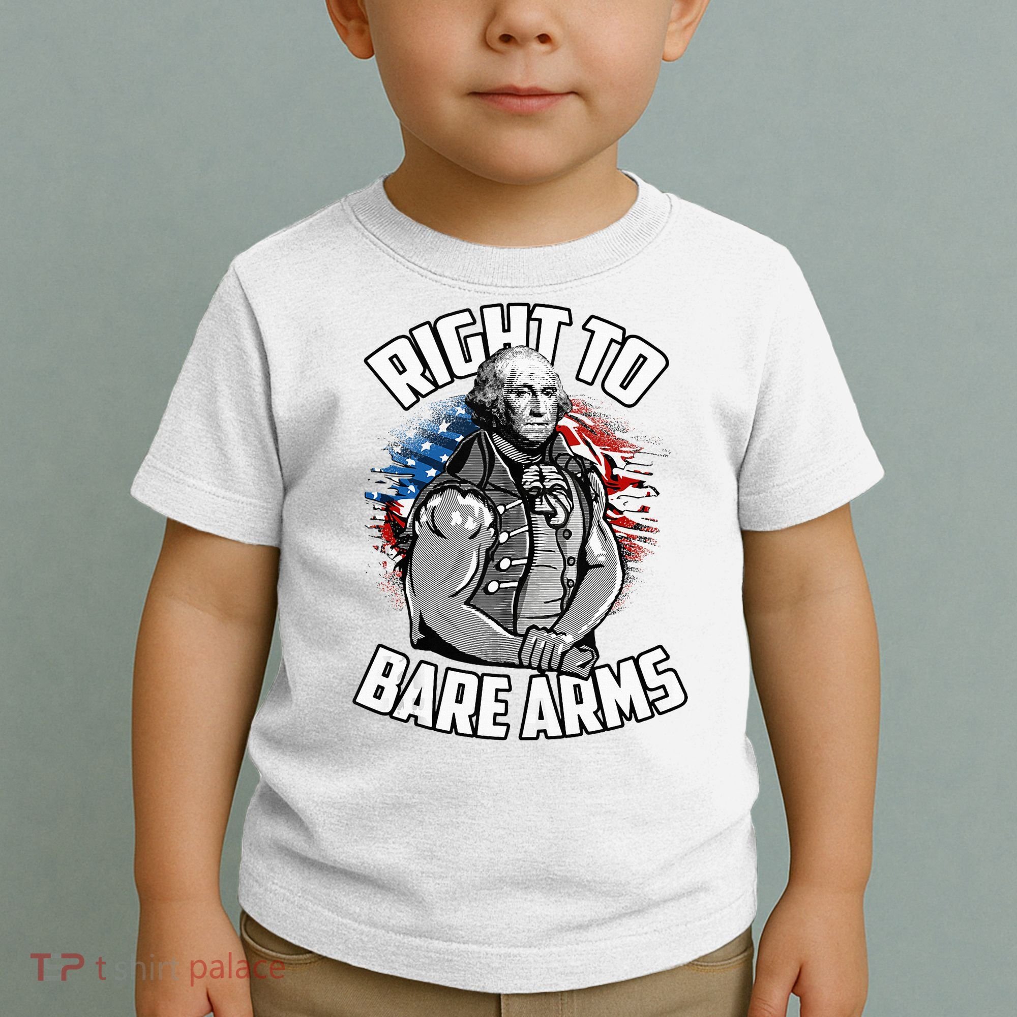Right To Bare Arms 4th Of July Toddler T-Shirt