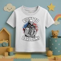 Right To Bare Arms 4th Of July Toddler T-Shirt thumb 3