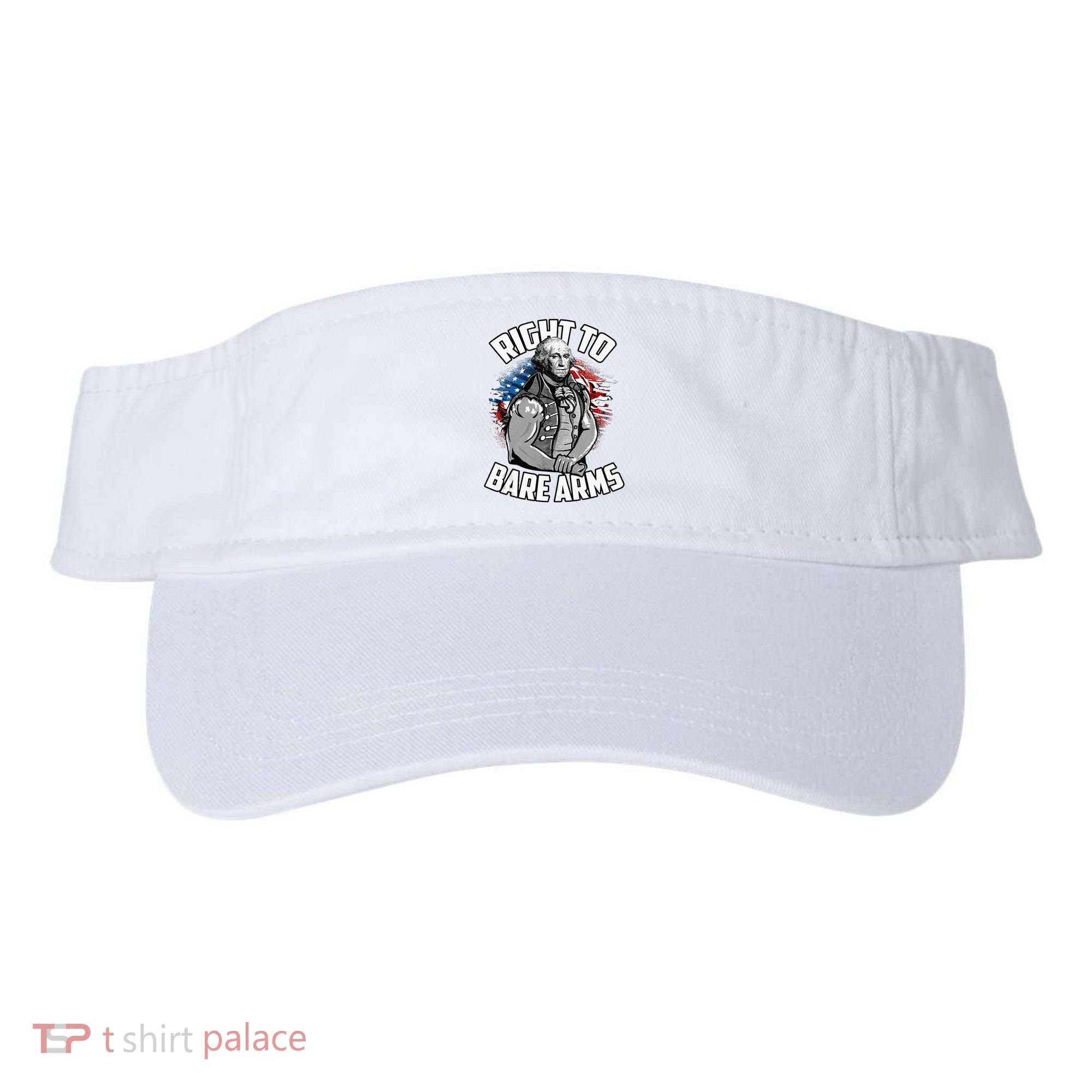 Right To Bare Arms 4th Of July Visor