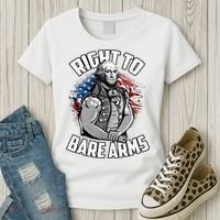 Right To Bare Arms 4th Of July Women's T-Shirt thumb 3