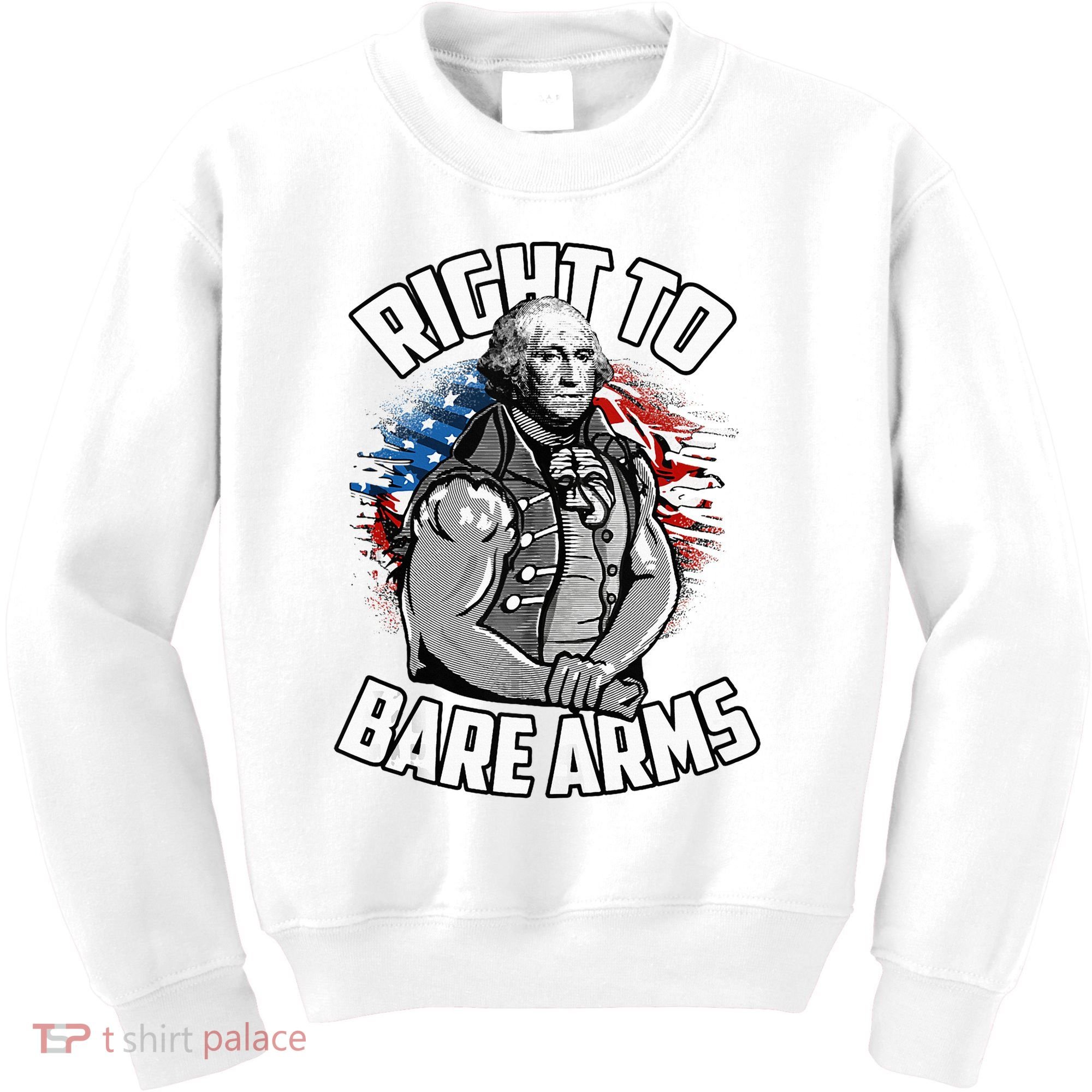 Right To Bare Arms 4th Of July Kids Sweatshirt