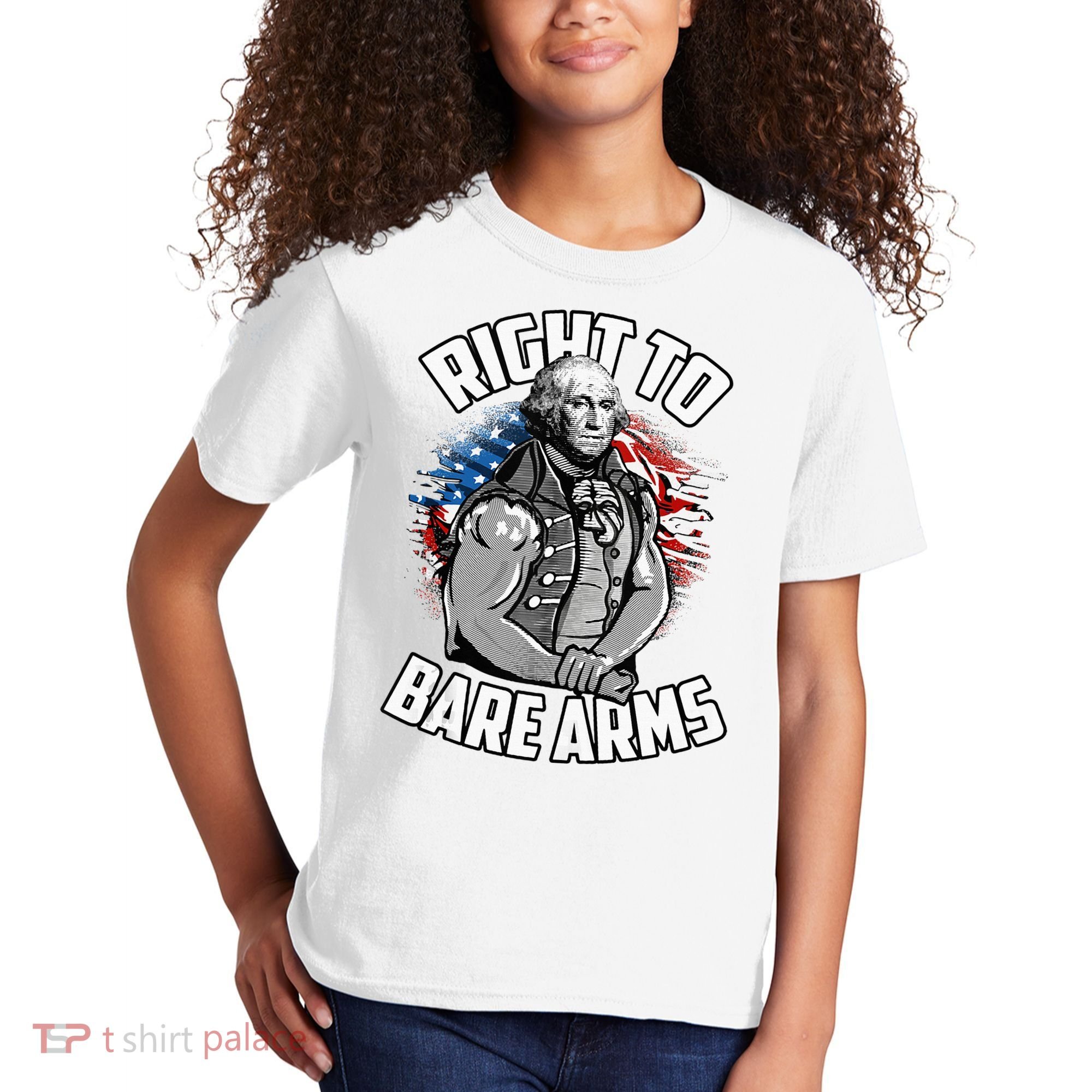 Right To Bare Arms 4th Of July Kids T-Shirt