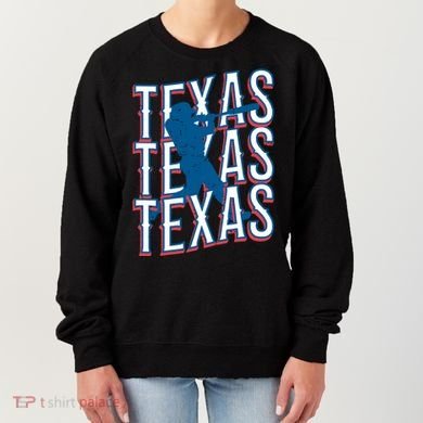 Retro Texas Baseball Women's Sweatshirt