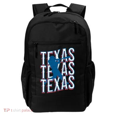 Retro Texas Baseball Backpack