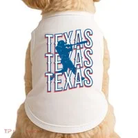 Retro Texas Baseball Doggie Tank thumb 0