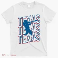 Retro Texas Baseball T-Shirt thumb 0