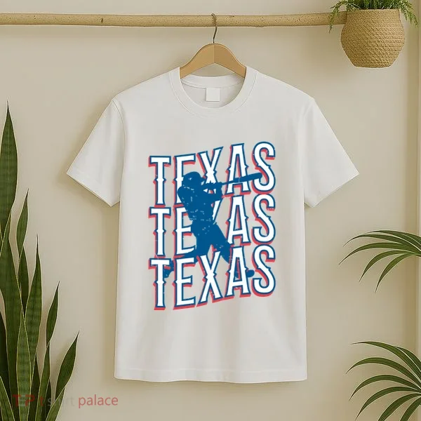 Retro Texas Baseball T-Shirt