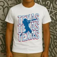 Retro Texas Baseball T-Shirt thumb 3