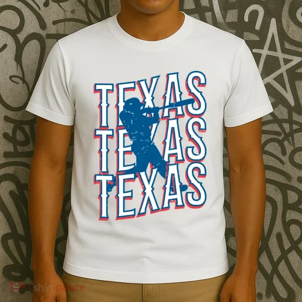 Retro Texas Baseball T-Shirt