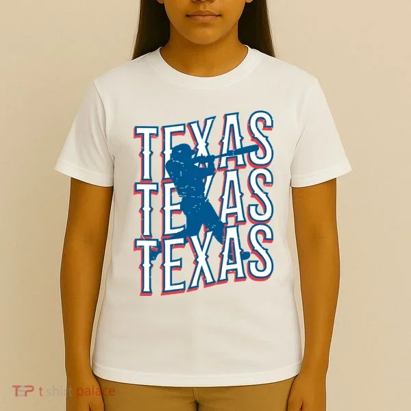 Retro Texas Baseball T-Shirt