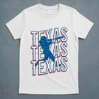 Retro Texas Baseball T-Shirt thumb 5