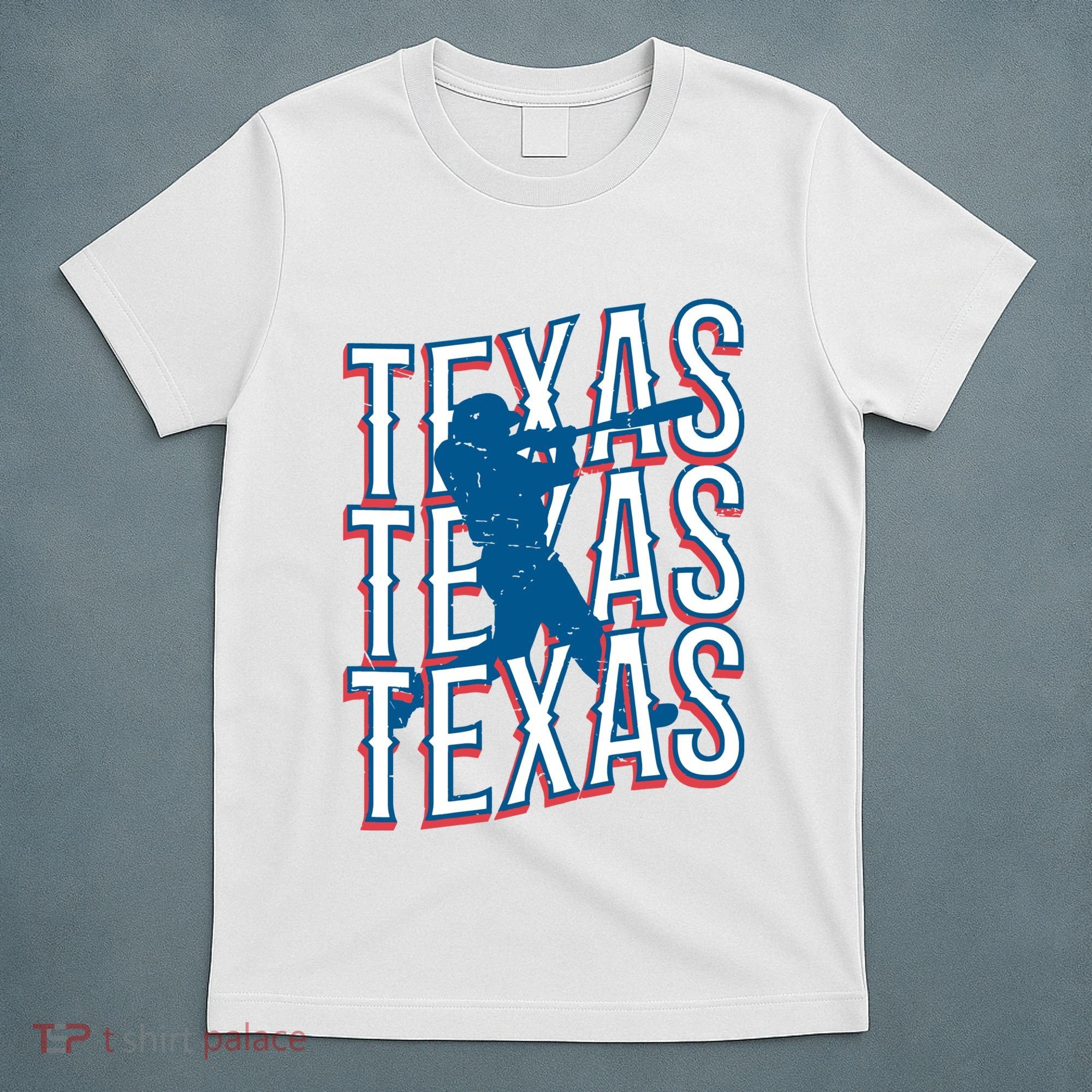 Retro Texas Baseball T-Shirt