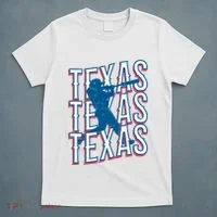 Retro Texas Baseball T-Shirt thumb 5