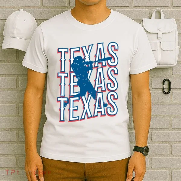 Retro Texas Baseball T-Shirt