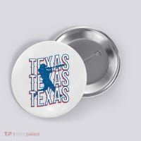 Retro Texas Baseball Button thumb 0
