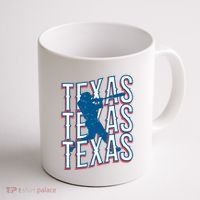 Retro Texas Baseball Coffee Mug thumb 1