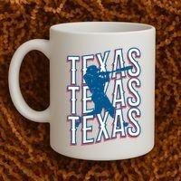 Retro Texas Baseball Coffee Mug thumb 2