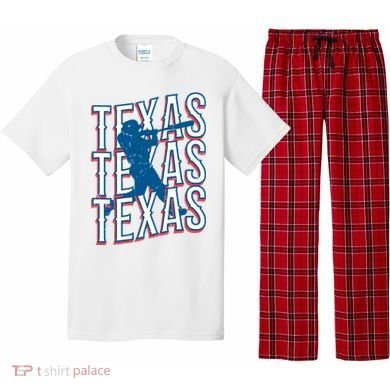 Retro Texas Baseball Pajama Set