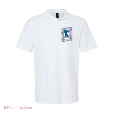 Retro Texas Baseball Polo