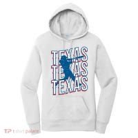 Retro Texas Baseball Women's Hoodie thumb 0