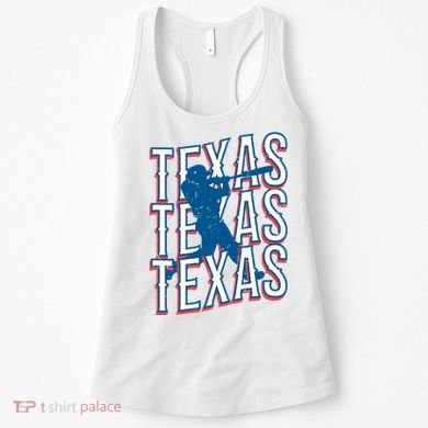 Retro Texas Baseball Women's Tank Top