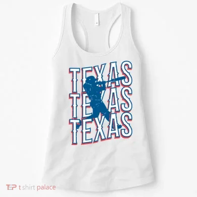 Retro Texas Baseball Women's Tank Top