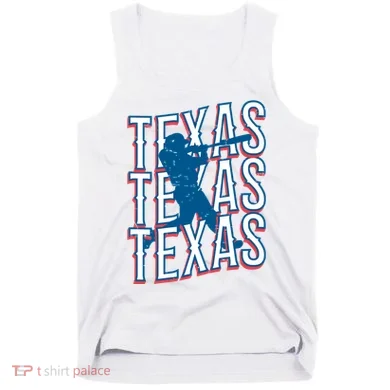 Retro Texas Baseball Tank Top
