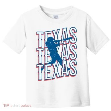Retro Texas Baseball Toddler T-Shirt