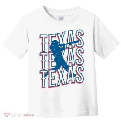 Retro Texas Baseball Toddler T-Shirt