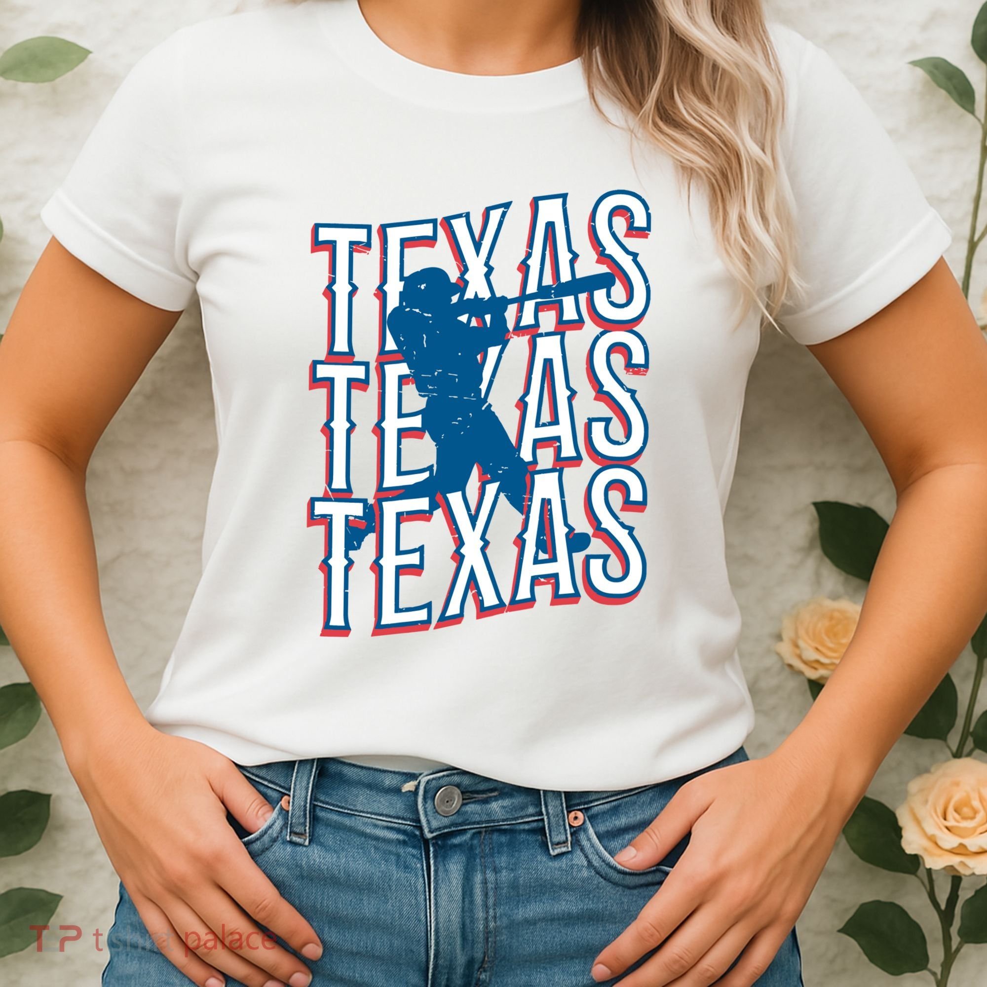 Retro Texas Baseball Women's T-Shirt