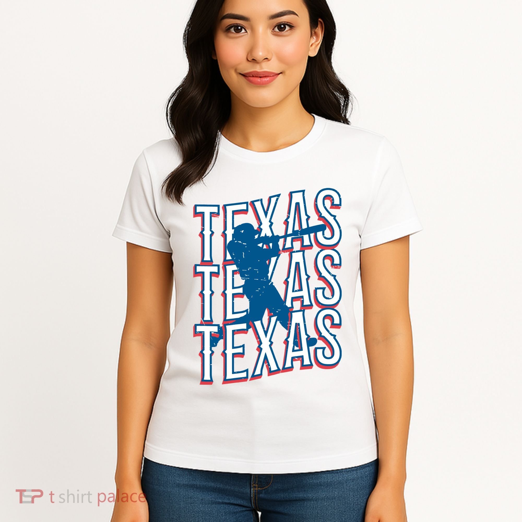 Retro Texas Baseball Women's T-Shirt