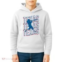 Retro Texas Baseball Kids Hoodie thumb 4