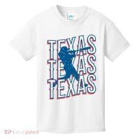 Retro Texas Baseball Kids T-Shirt thumb 0