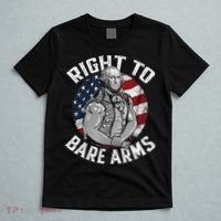 Right To Bare Arms 4th Of July Funny Gym George Washington T-Shirt thumb 5