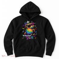 Rainbow Turtle Be Happy In Your Own Shell Autism Awareness Hoodie thumb 0