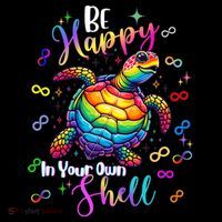 Rainbow Turtle Be Happy In Your Own Shell Autism Awareness Coffee Mug thumb 5