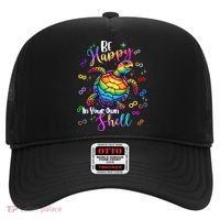 Rainbow Turtle Be Happy In Your Own Shell Autism Awareness Hat thumb 0
