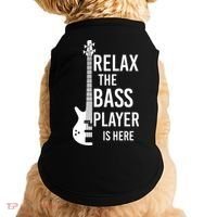 Relax The Bass Player Is Here Bass Guitar Doggie Tank thumb 0